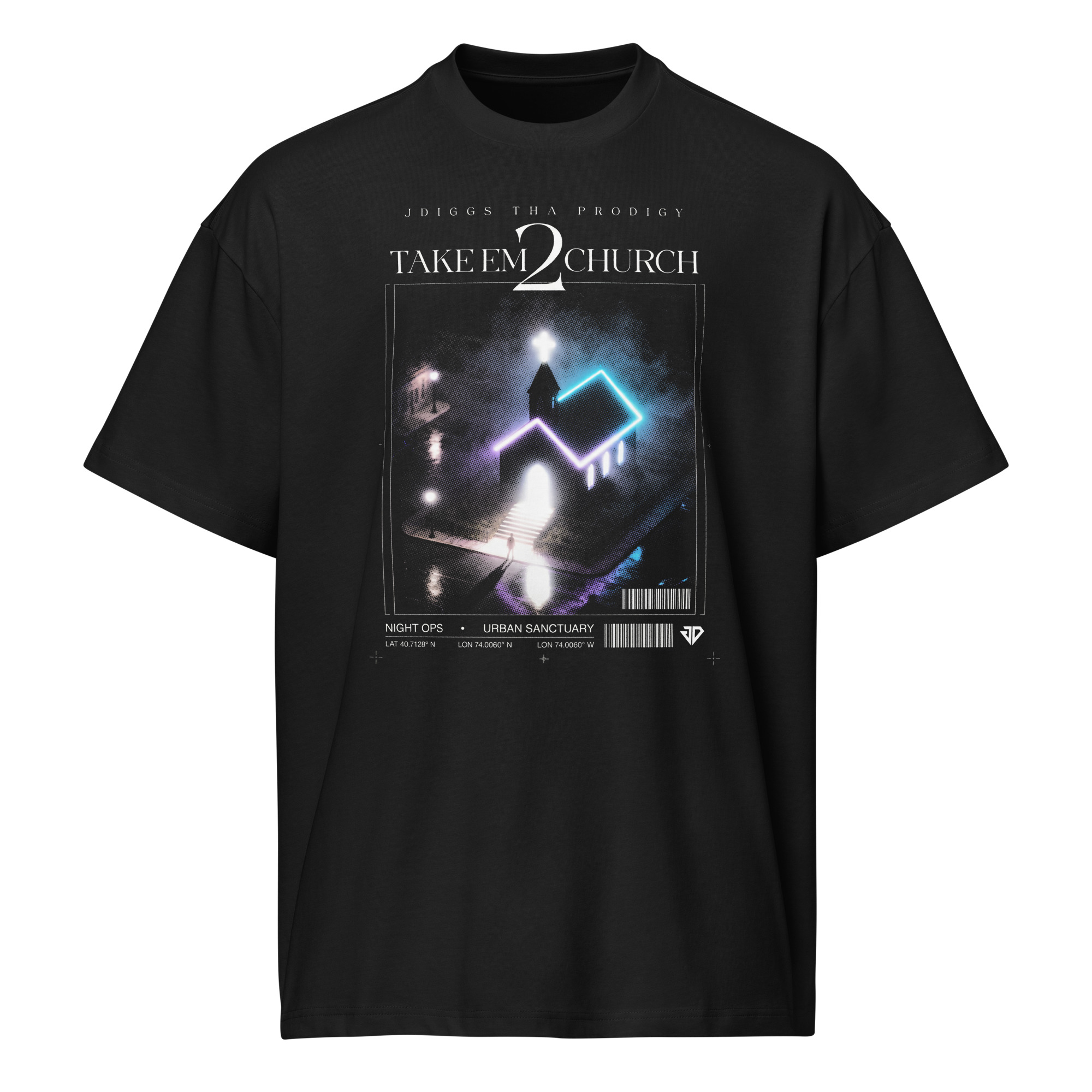 Take ’Em 2 Church Oversized Tee
