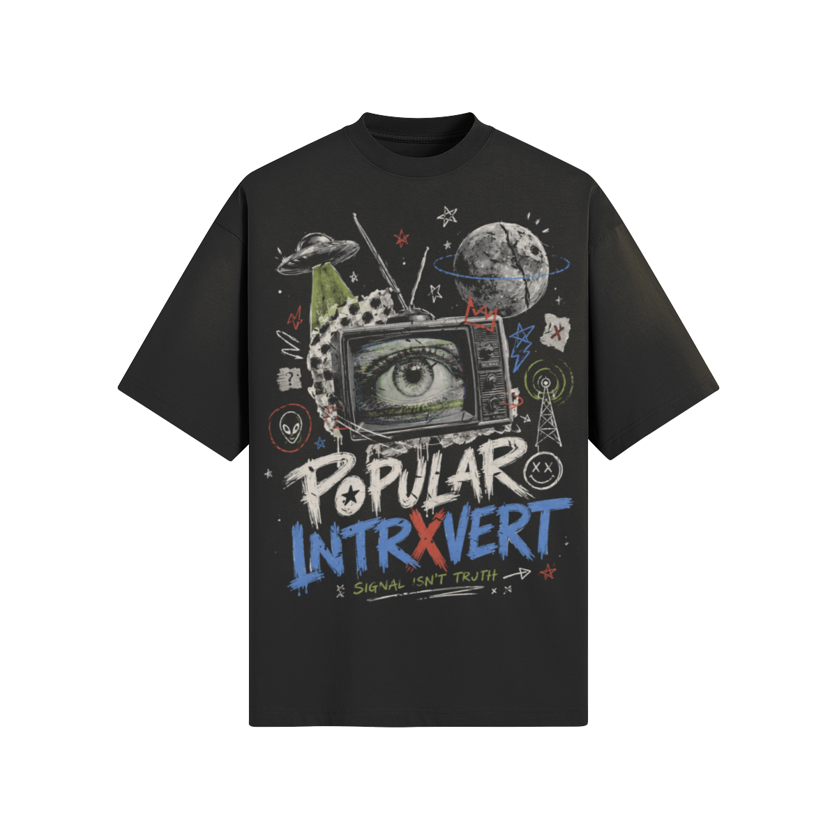Signal Isnt Truth | Oversized Graphic T-Shirt