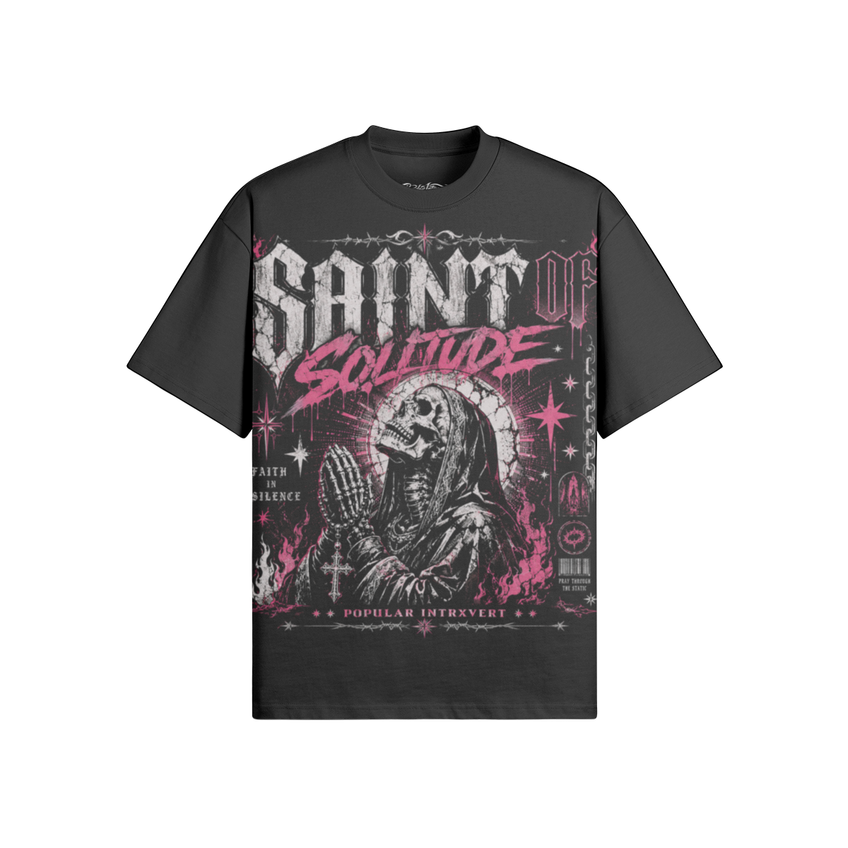 Saint Of Solitude 425 GSM Oversized Graphic T-Shirt